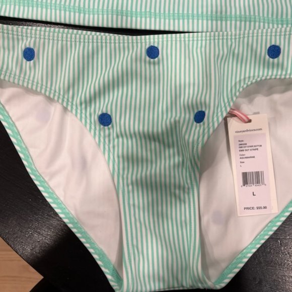 Vineyard Vines Swim Set-NWT pinstripe - Picture 3 of 4